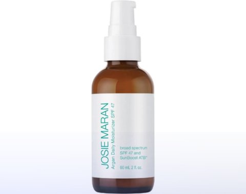 (Full (2oz/60ml)) - Josie Maran Argan Daily Moisturiser SPF 47 and Sunboost ATB - Lightweight, Quick-Absorbing Sunscreen Nourishes and Moisturises Skin (60ml/2.0oz)<br />
