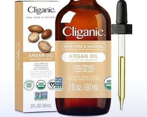 7. Cliganic 100% Pure Organic Argan Oil<br />
