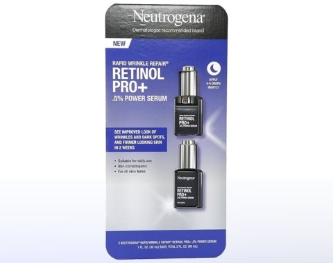 6. Neutrogena Soro facial Rapid Wrinkle Repair Retinol Pro+ 0,5% Power, Sérum Facial Anti-Envelhecimento
