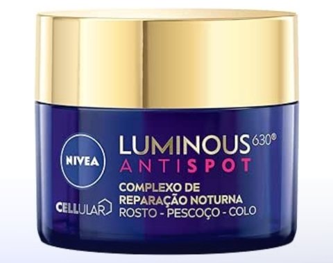 Nivea Uniformizador Facial Cellular Luminous 630 Antiolheiras<br />
